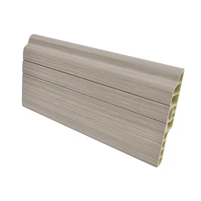 Factory Wood/Spc/PVC/Fiberboard/Plastic Vinyl/Laminated/Laminate/Spc Pisos Parquet Floor Tile Accessory Skirting Stairnose/Stair Nosing 