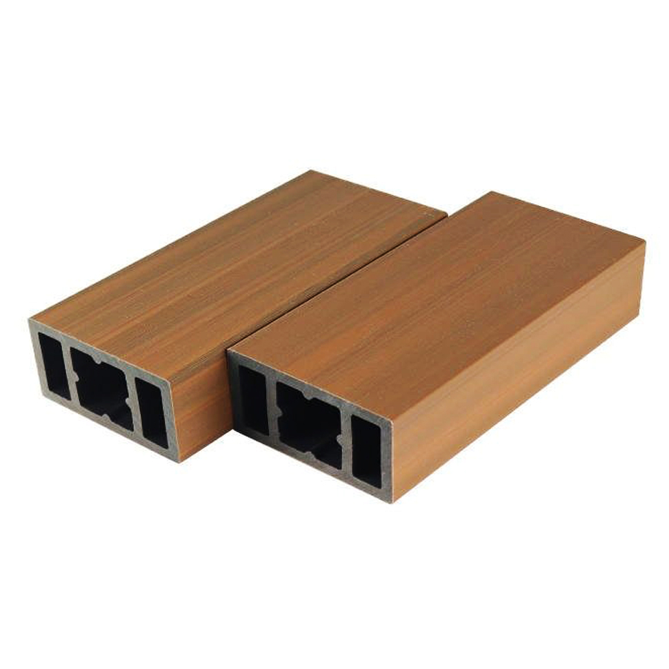 WPC Co-Extrusion Wooden Square Indoor Partition WPC Partition Timber Wood Tube 