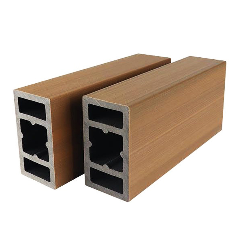 WPC Co-Extrusion Wooden Square Indoor Partition WPC Partition Timber Wood Tube 