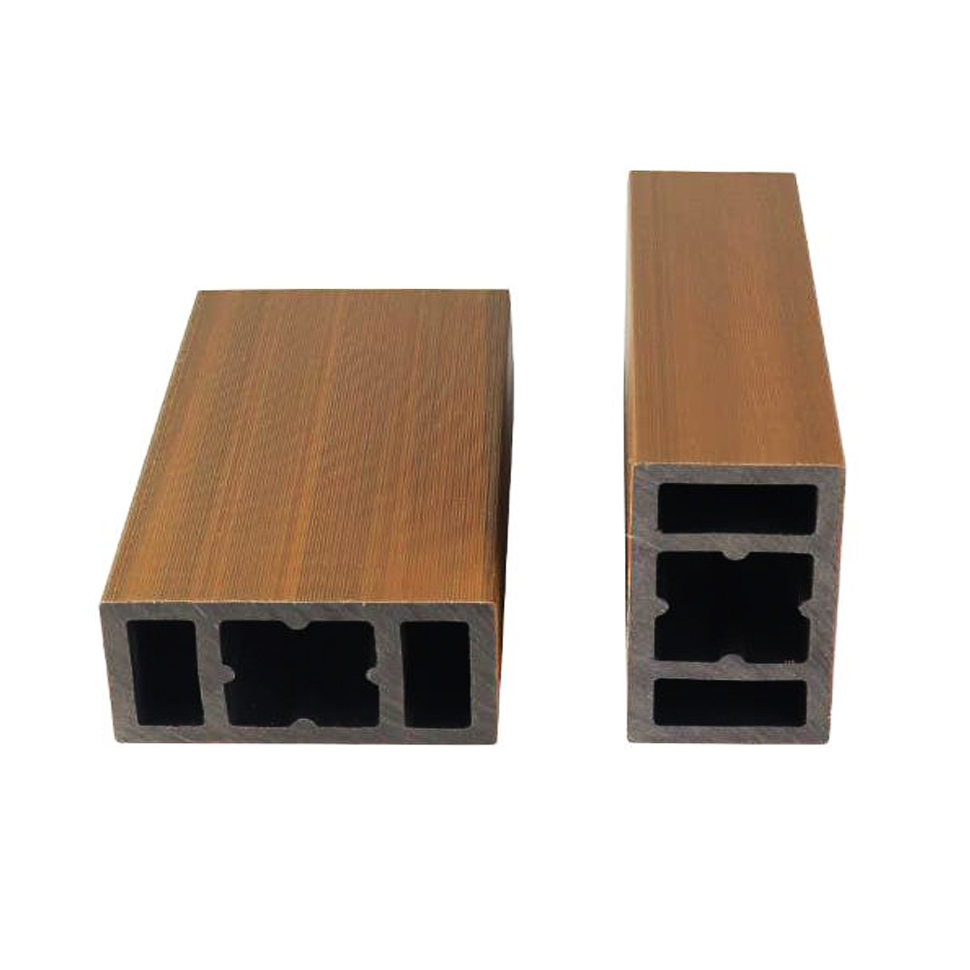 WPC Co-Extrusion Wooden Square Indoor Partition WPC Partition Timber Wood Tube 