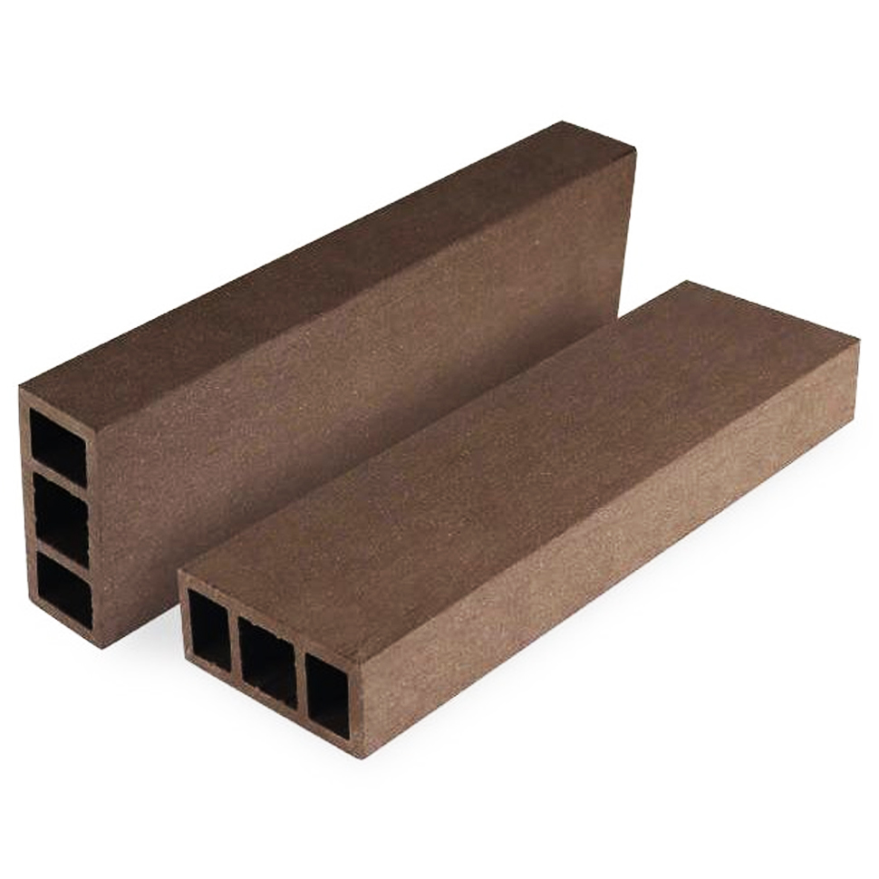 Weather Resistant Waterproof Hot Sale Wood Plastic Composite WPC Timber Square Tube 