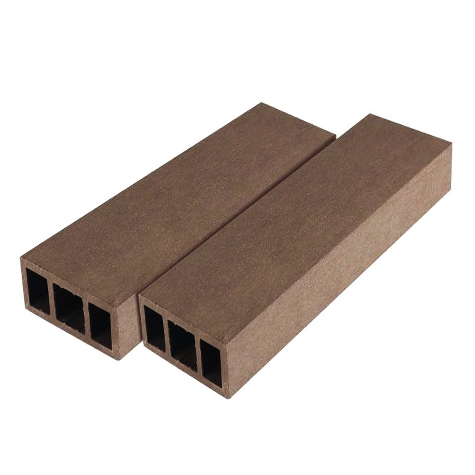 Weather Resistant Waterproof Hot Sale Wood Plastic Composite WPC Timber Square Tube 