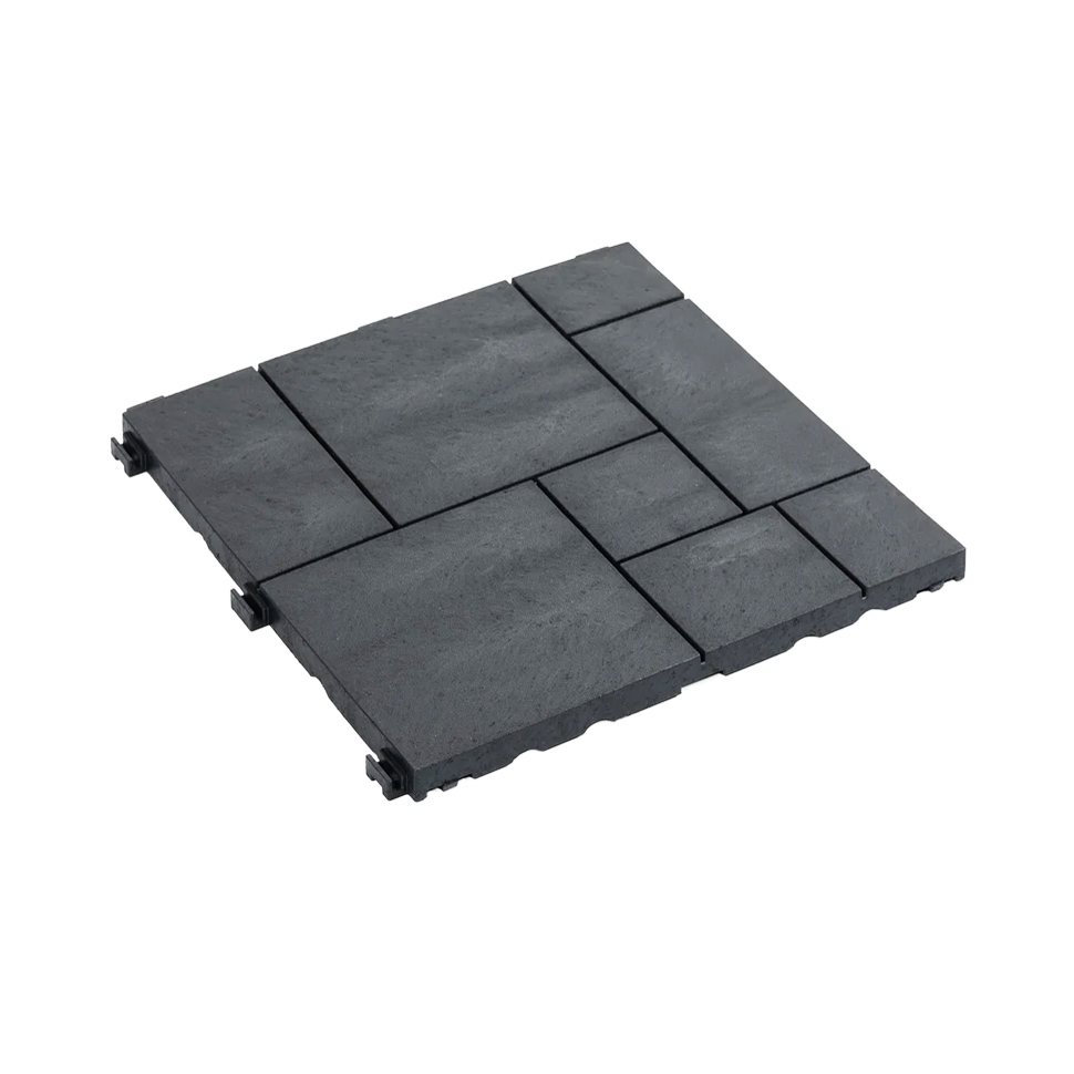 Stone Plastic Interlocking Floor Tile Cheap Natural Exterior Deck Tile Stone 