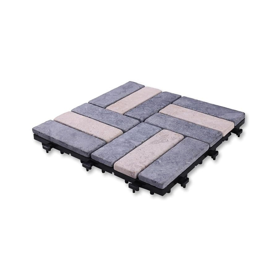 Natural Look Home Garden Slate Deck Tiles Stone Deck Tiles Paito Stone DIY Tiles 