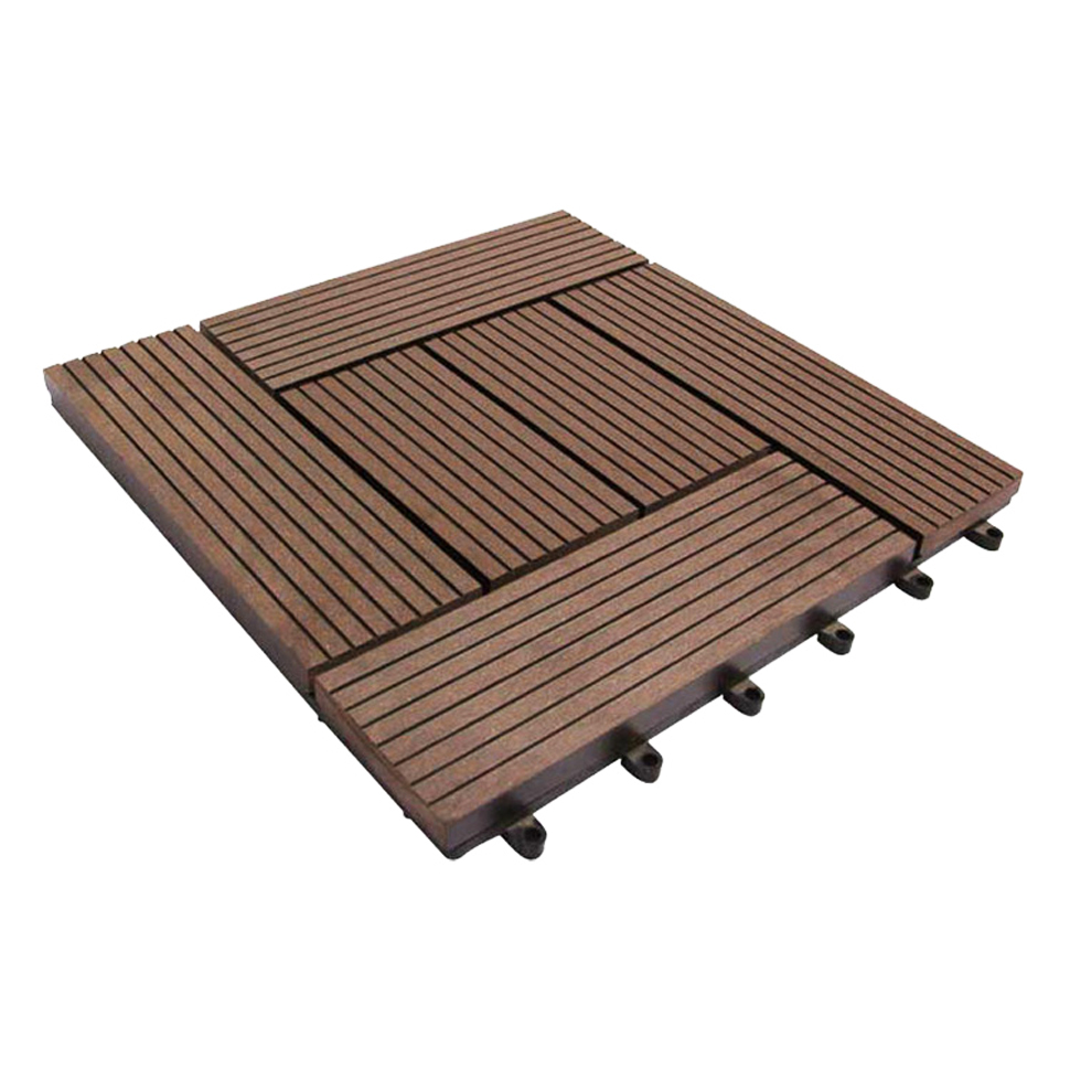 WPC DIY Tiles Wholesale Composite Decking Tiles WPC Deck Tiles Outdoor Home Garden Floor Tiles