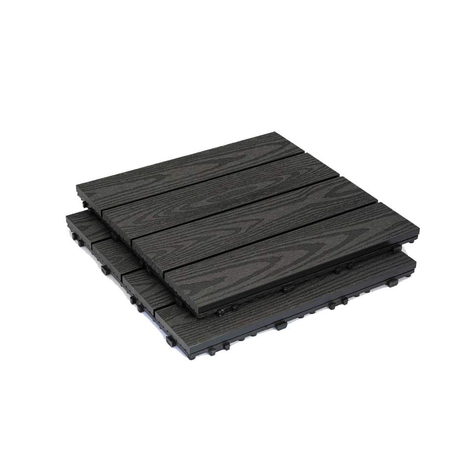 Seamless Design wpc deck wpc decking tiles outdoor floor for exterior decoration