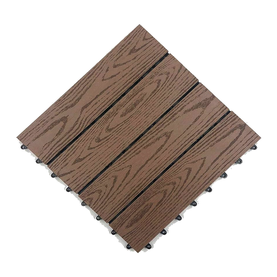 Seamless Design wpc deck wpc decking tiles outdoor floor for exterior decoration