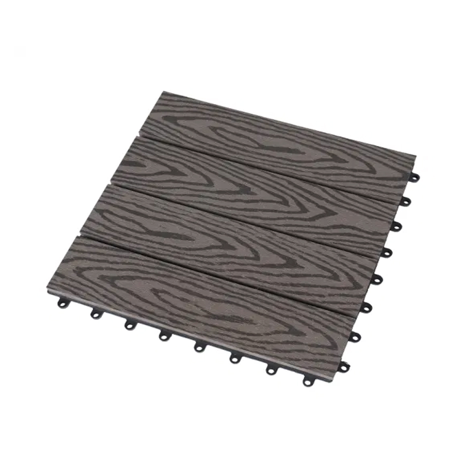 Seamless Design wpc deck wpc decking tiles outdoor floor for exterior decoration