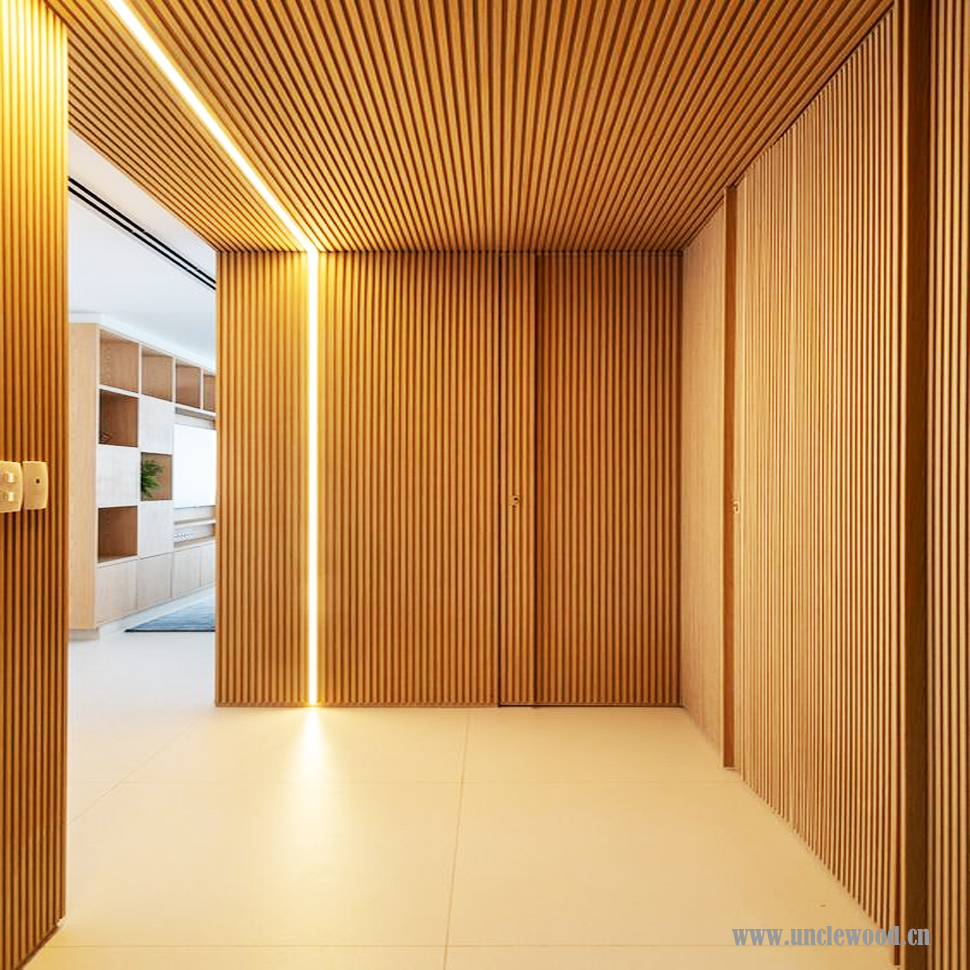 Eco Friendly Indoor Bamboo Fiber WPC Wood Wall Panels for Stylish Home Decorative Cladding Solutions