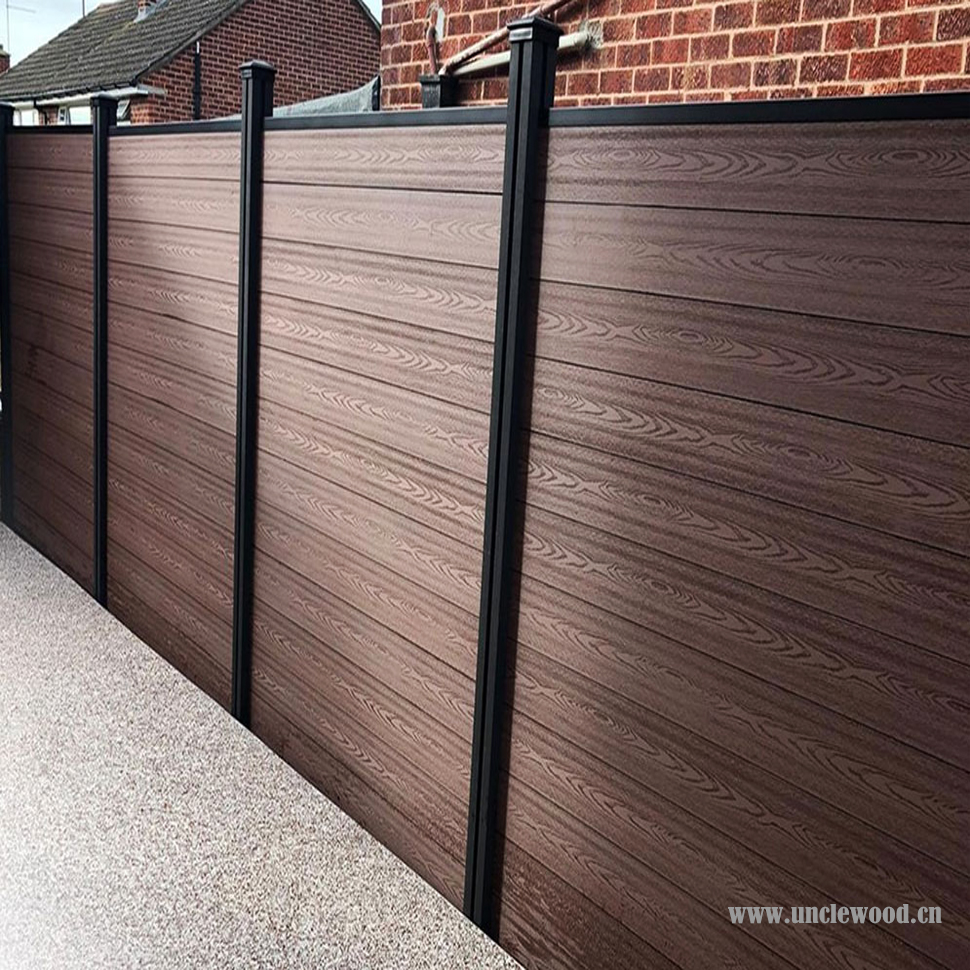 Wholesale Price Outdoor Waterproof Customized Color Durable WPC Wood Plastic Composite Fencing Fence Panel 