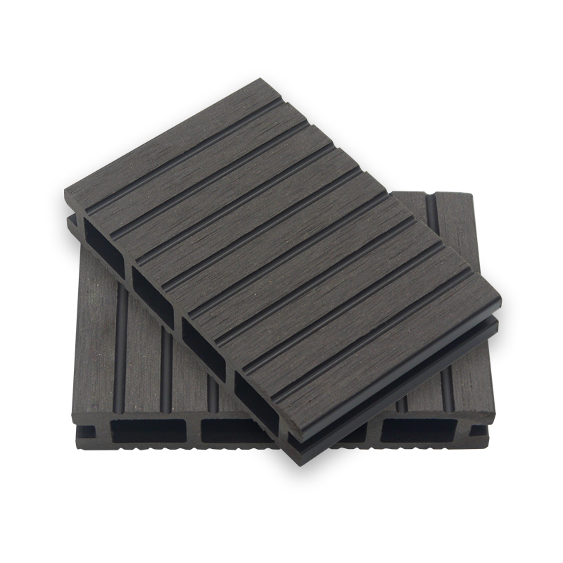 Square Hole Wood Plastic Composite Waterproof No Cracking Outdoor WPC Decking