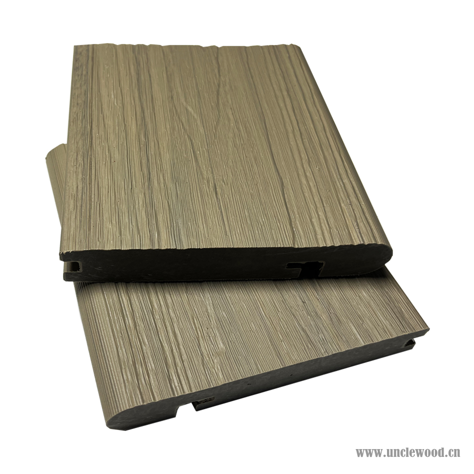 Plant Long Fiber Wood Grain Outdoor Waterproof WPC Flooring Hpc Composite Decking