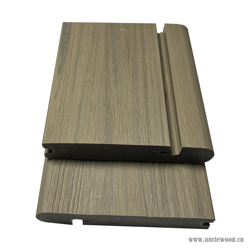 Plant Long Fiber Wood Grain Outdoor Waterproof WPC Flooring Hpc Composite Decking