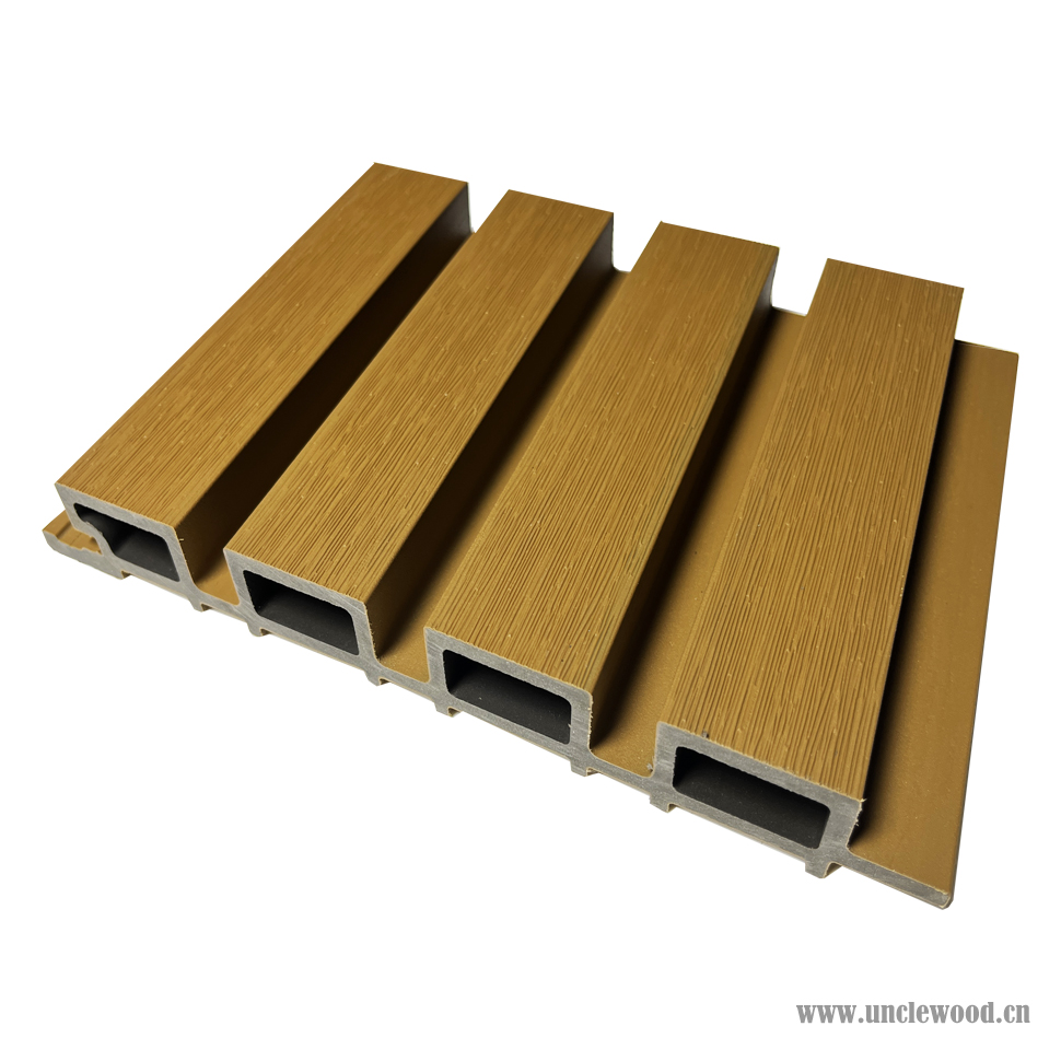 Decorative Wpc Outdoor Aritificial Fire-resistance Wood Wall Cladding