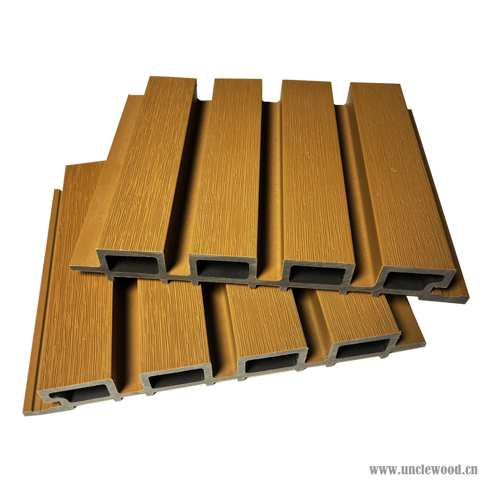 Decorative Wpc Outdoor Aritificial Fire-resistance Wood Wall Cladding