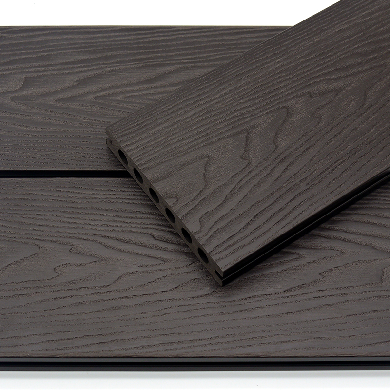 Building Material 3D Deep Embossed Outdoor WPC Board Wood Plastic Composite Decking 