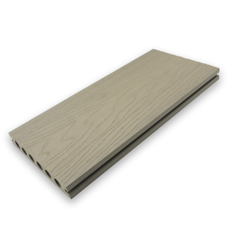 Exterior Terrace Wood Texture Waterproof Easy Installation WPC Composite Embossed Decking