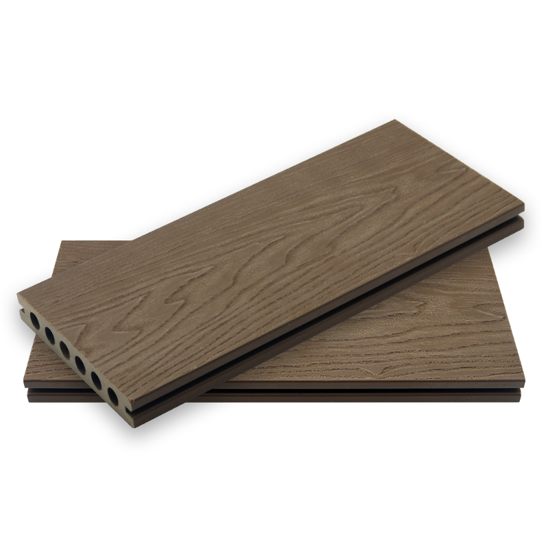 Hot Sell New Tech Waterproof Anti-UV Outdoor 3D Wood Grain Wood Plastic Composite WPC Flooring Decking for Yacht Cruises Swimming Pool