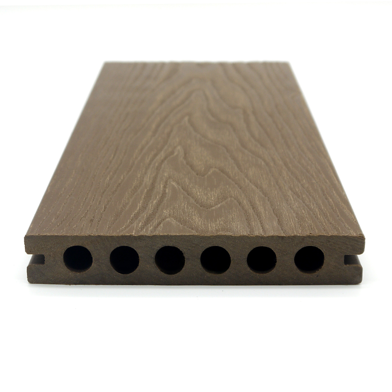 Hot Sell New Tech Waterproof Anti-UV Outdoor 3D Wood Grain Wood Plastic Composite WPC Flooring Decking for Yacht Cruises Swimming Pool