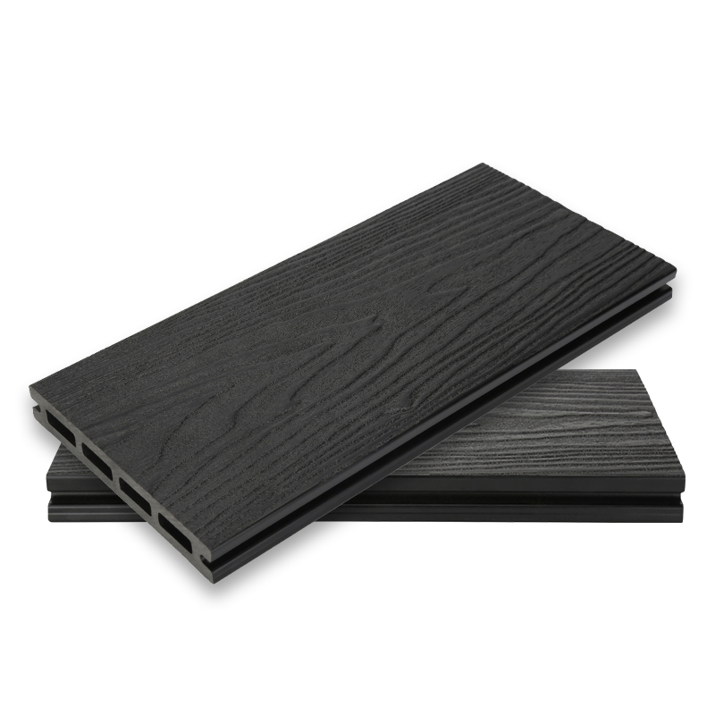 High Quality Outdoor Garden 3D Deep Wood Grain Embossing Composite Plastic Wood Deck Board WPC Composite Laminate Flooring