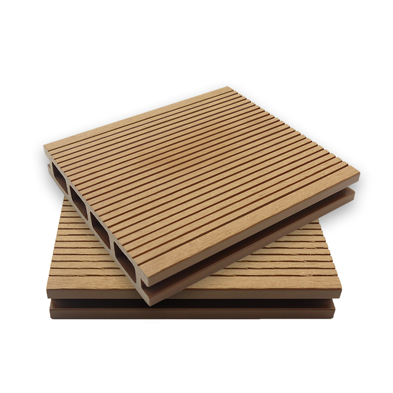 Anti-UV Deformation and Sag Resistant Quick and Easy Installation Garden Wood Plastic Composite WPC Timber Decking for Swimming Pool Park Garden