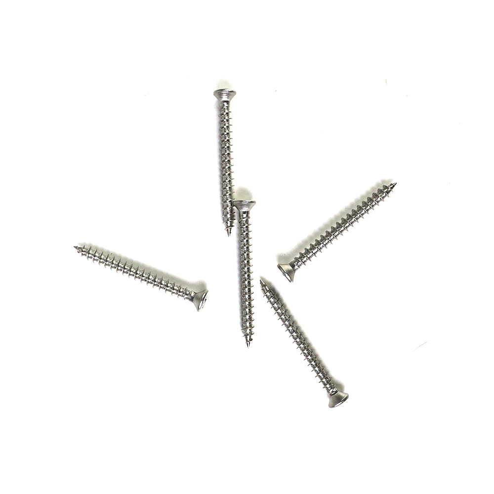 Wholesale 304 WPC Composite Decking Accessories Stainless Steel Stamping Screws with Brushed Technics for Outdoor Application