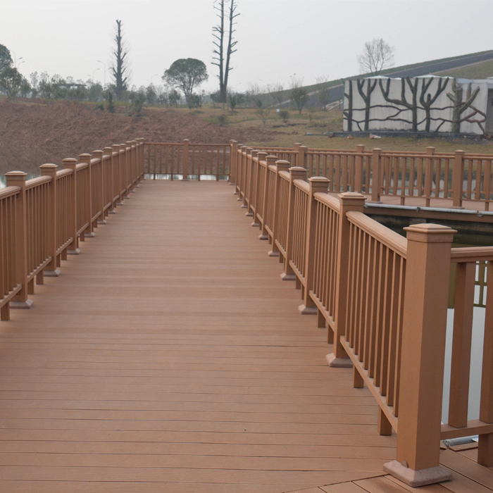 WPC Garden Park Plank Road Wooden Bridge Patio Stairway Composite Deck Railing