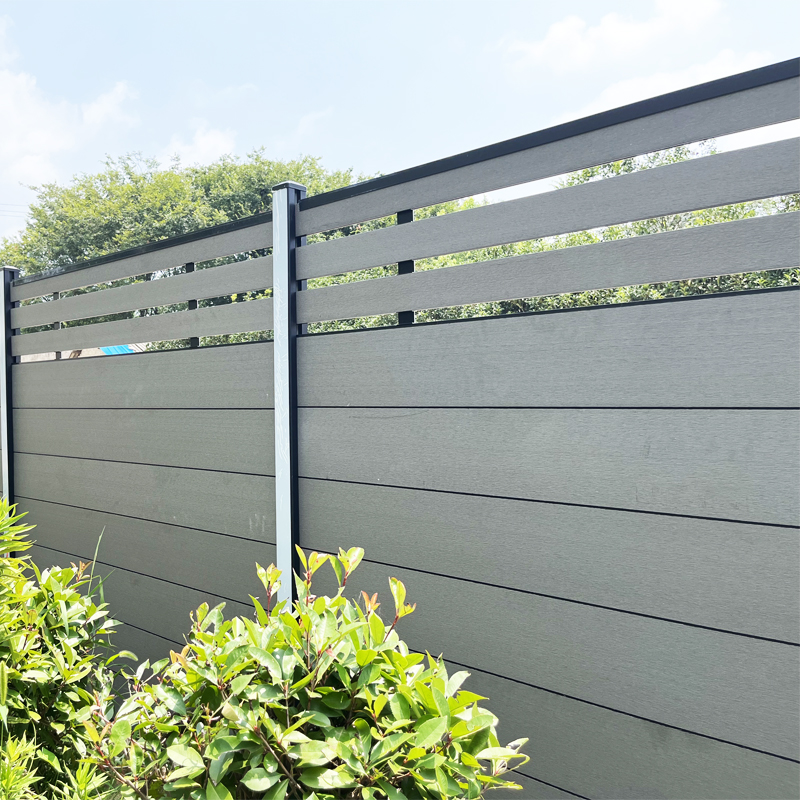 Innovative WPC Fence Panels Easy Installation Heat Treated Wood for Outdoor Security for Yard & Safety Fencing