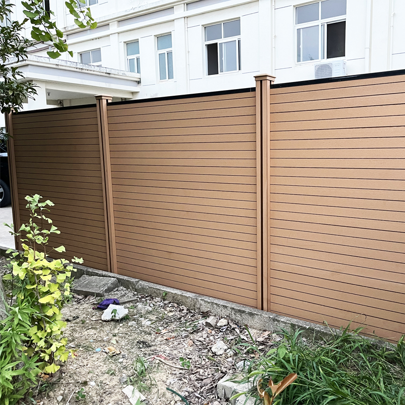 Customizable Composite Fence Fully Enclosed Privacy Fade-Resistant Technology | Heavy-Duty for High Wind WPC FENCING