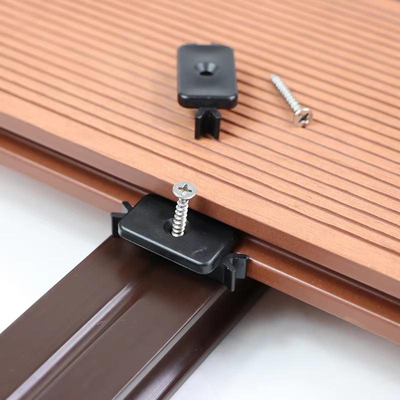 Plastic Clips for WPC Decking Accessories Hardware Hidden Fastener System Wpc Decking Plastic Clips